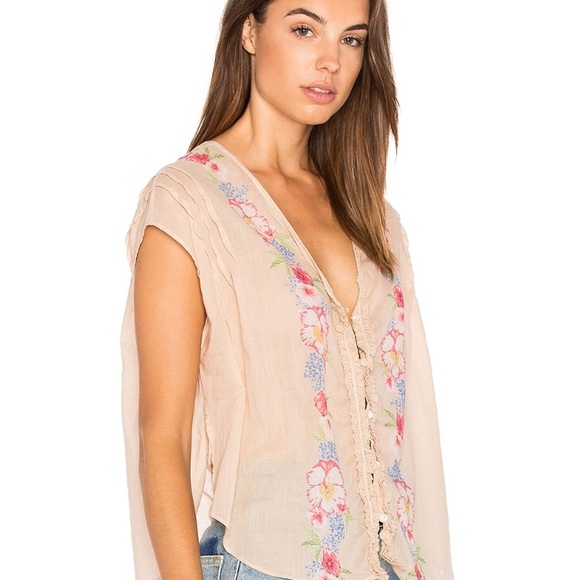 Free People Gardenia Top Sz S - Picture 5 of 5